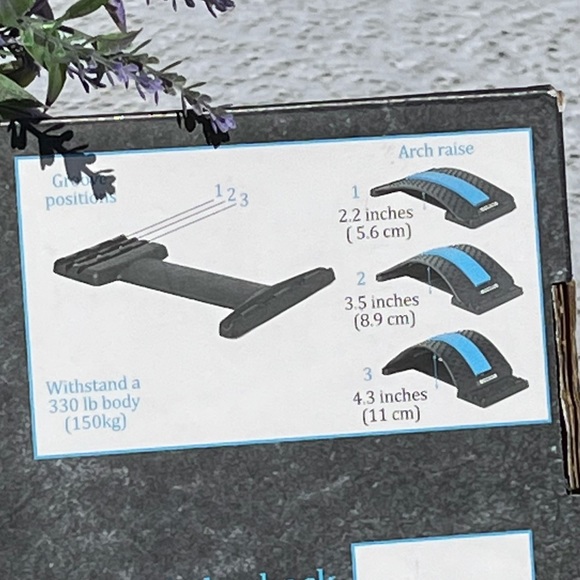 NIB Back Stretcher w/3 Stretch Levels, 139 Pressure Points - Picture 9 of 16